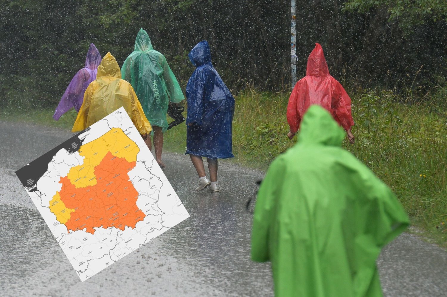 W weekend spodziewane są ulewy i burze.