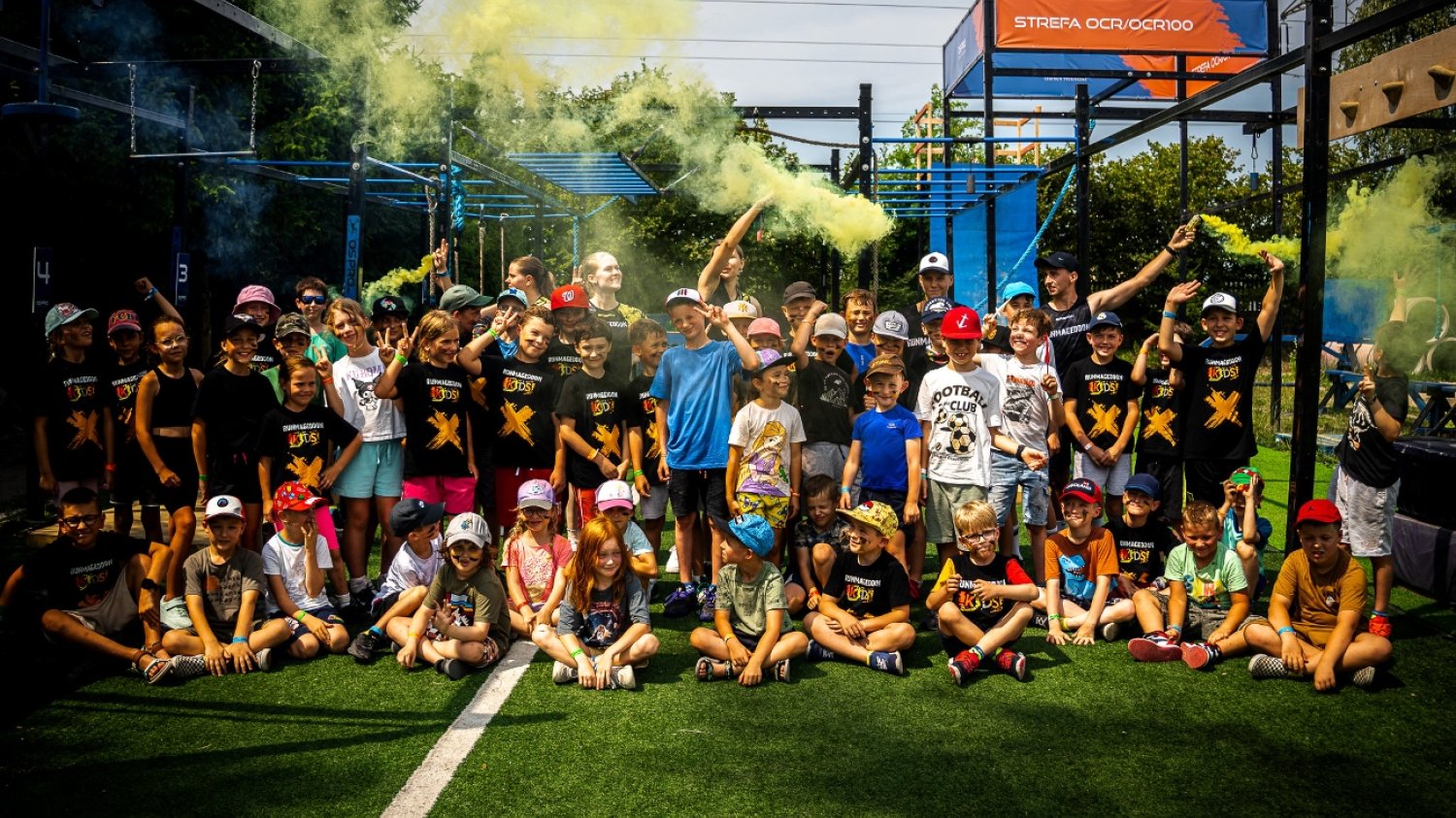 Półkolonie Runmageddon Kids to tygodniowy program wakacyjny dla dzieci w wieku od 6 do 12 lat, nastawiony na rozwijanie ich umiejętności fizycznych, społecznych i emocjonalnych, głównie poprzez serię zorganizowanych aktywności na świeżym powietrzu.