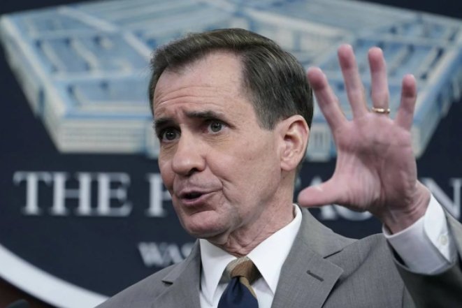 Pentagon: Rosja zaangażowała już niemal 100 proc. sił w Ukrainie.