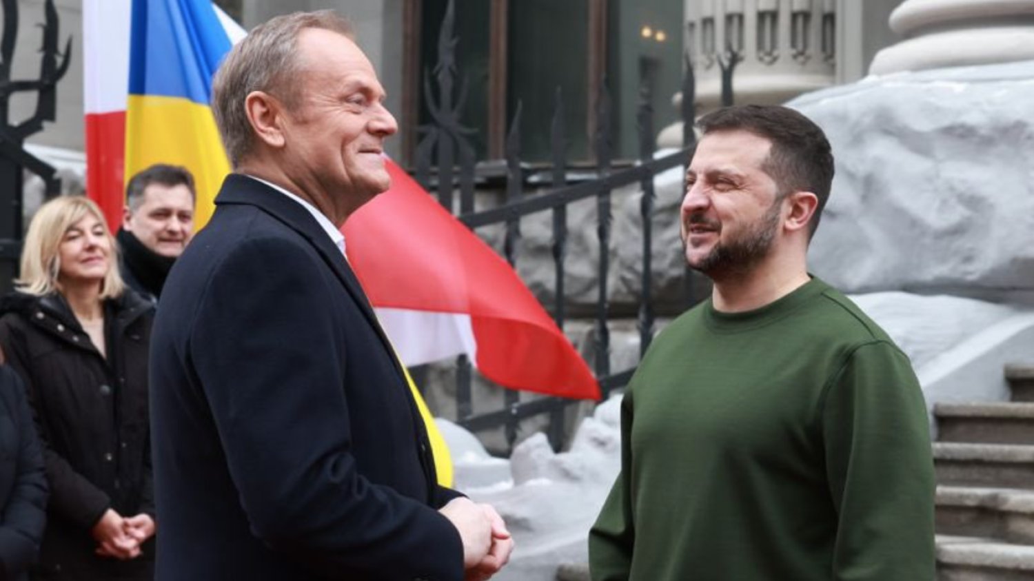 Donald Tusk złożył wizytę w Kijowie