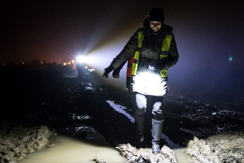 Ekstremalna Droga Krzyżowa pod Lublinem.