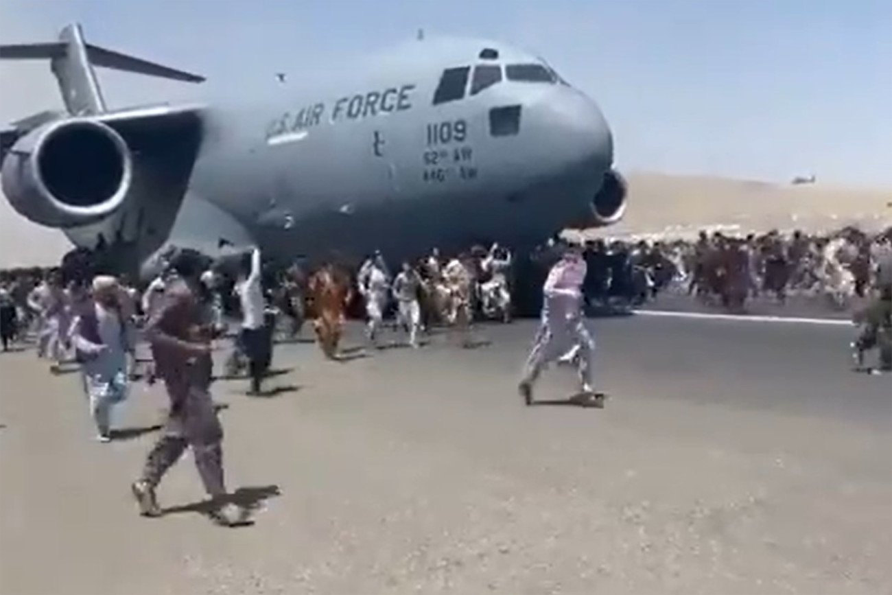 Siły Powietrzne USA wszczęły dochodzenie ws. startu tego samolotu z Kabulu.