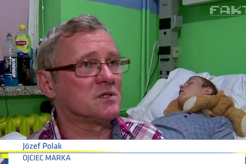 Chory na białaczkę Marek dostanie lek za pół miliona złotych