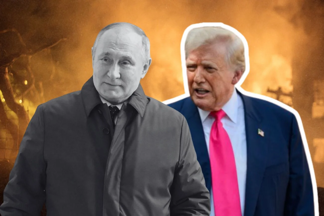 Władimir Putin i Donald Trump o wojnie w Ukrainie Władimir Putin i Donald Trump