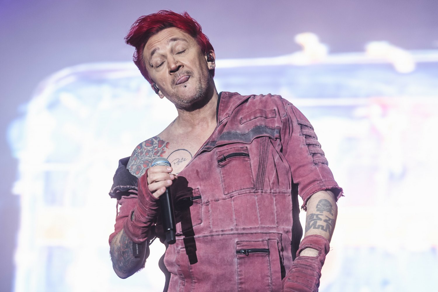 Michał Wiśniewski podczas koncertu, Juwenalia Gdanskie 2023 rok.