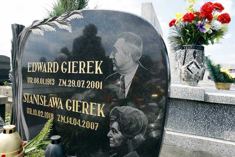 Grób Edwarda Gierka w Sosnowcu