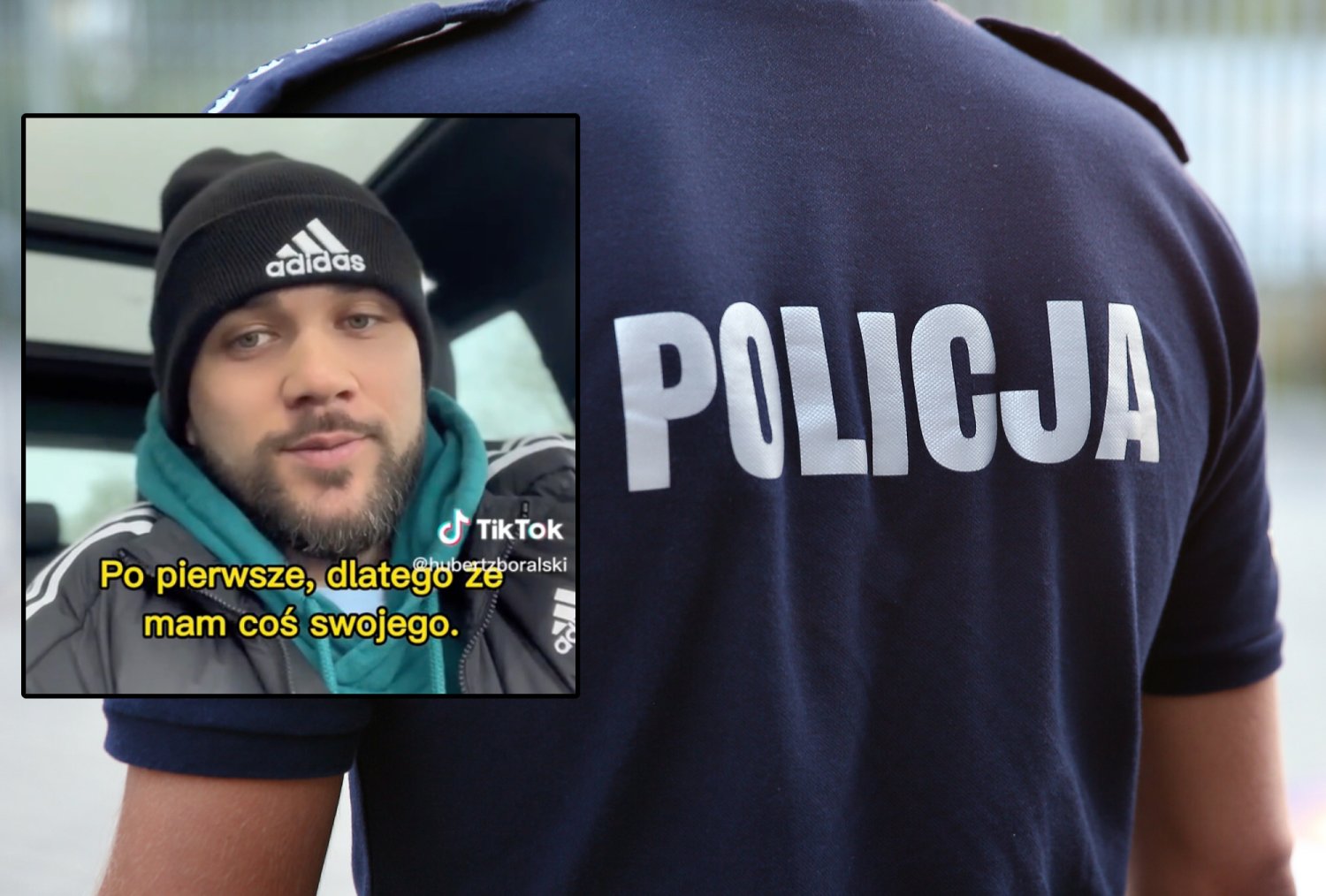Hubert Zboralski na TikTok. Dlaczego zrezygnował z pracy w policji?