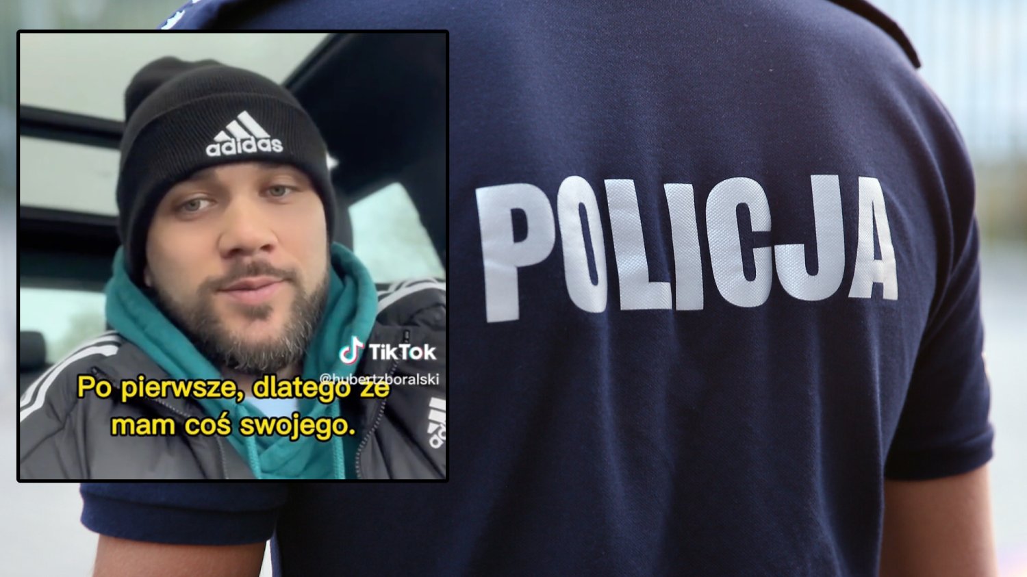 Hubert Zboralski na TikTok. Dlaczego zrezygnował z pracy w policji?