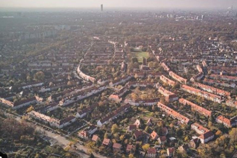 Sępolno z lotu ptaka.