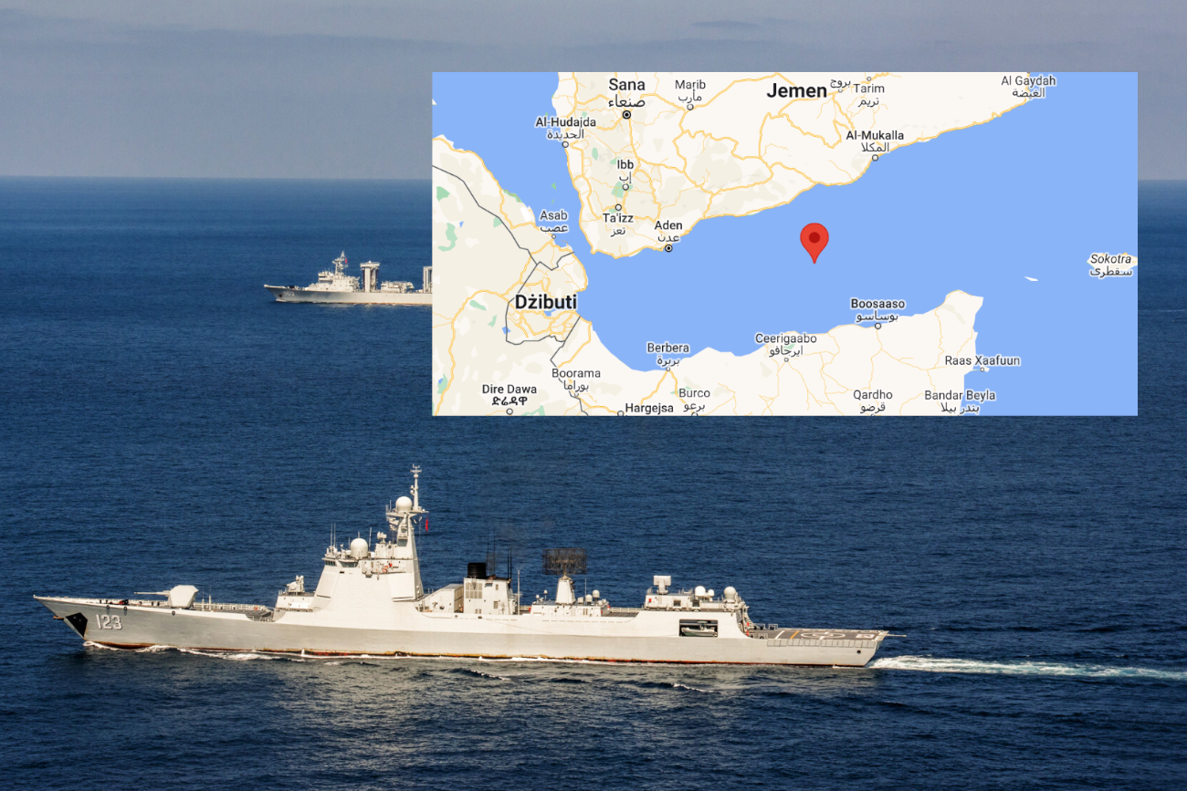 Amerykański statek trafiony rakietą u wybrzeży Jemenu! Komunikat Centralnego Dowództwa USA
