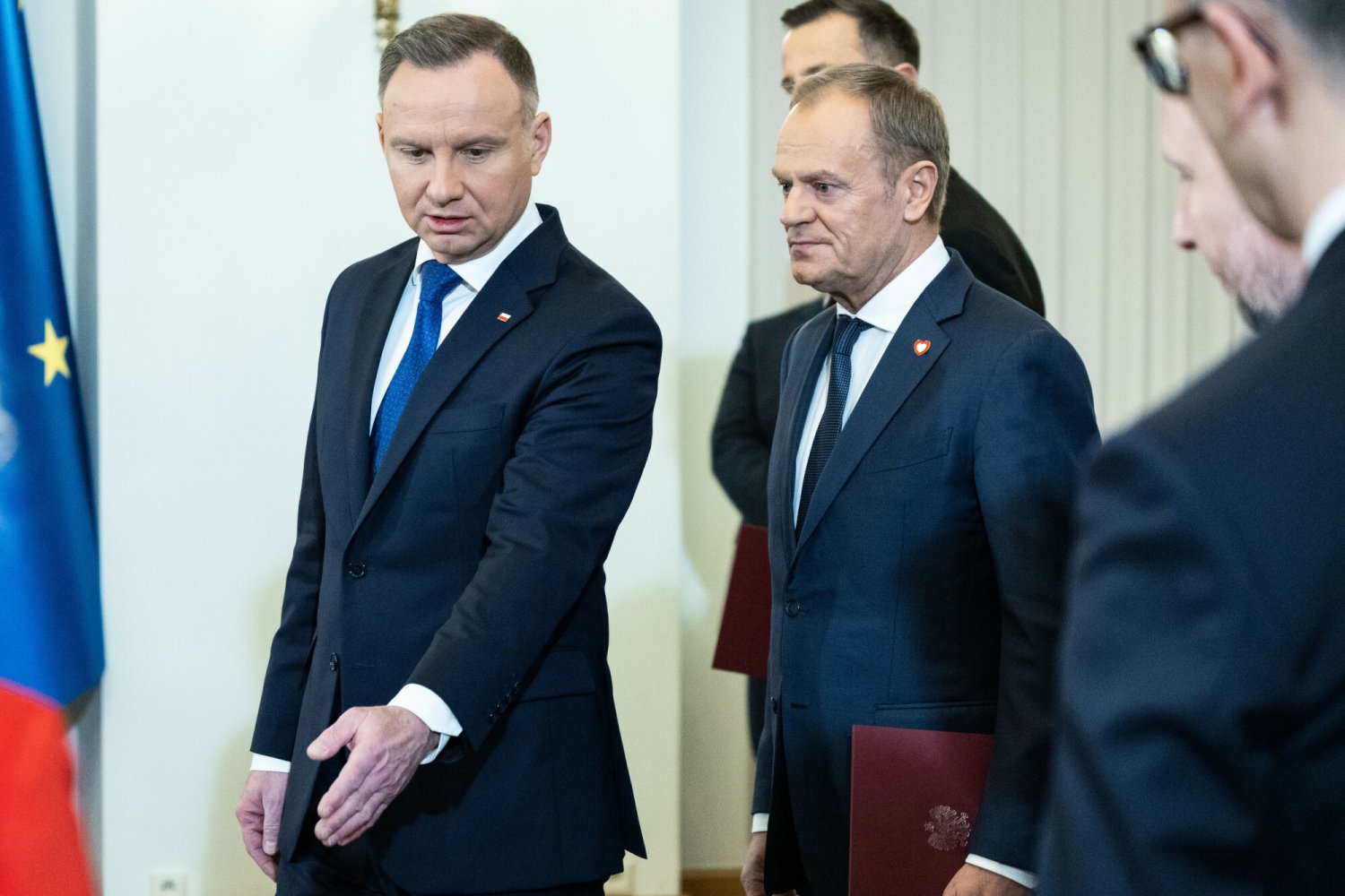 Andrzej Duda spotkał się z Donaldem Tuskiem przy okazji posiedzenia RBN