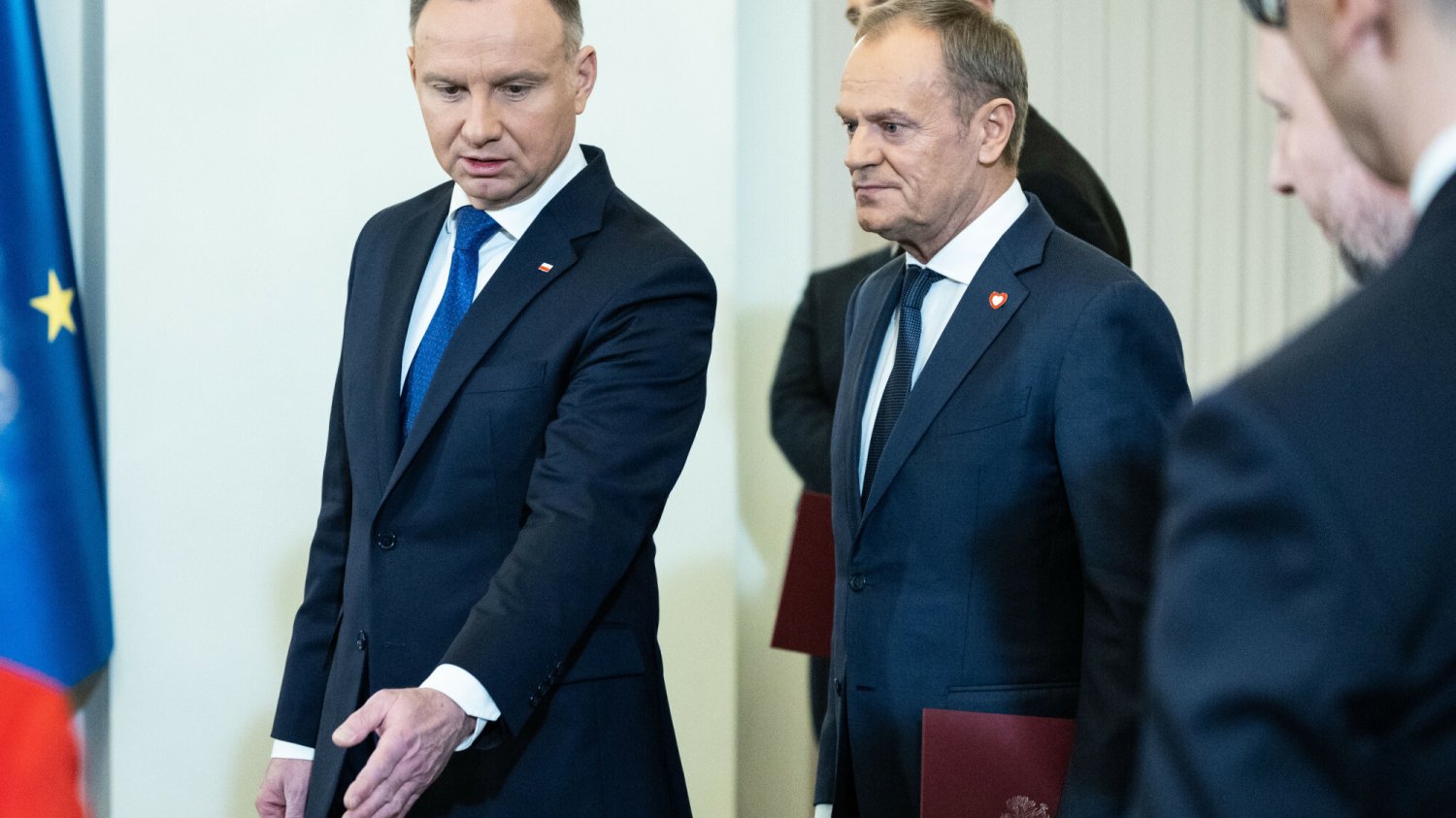 Andrzej Duda spotkał się z Donaldem Tuskiem przy okazji posiedzenia RBN