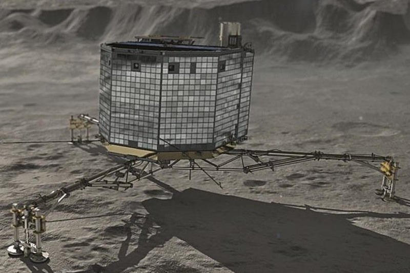 Lądownik Philae.