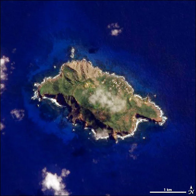 Pitcairn zdjęcie satelitarne.