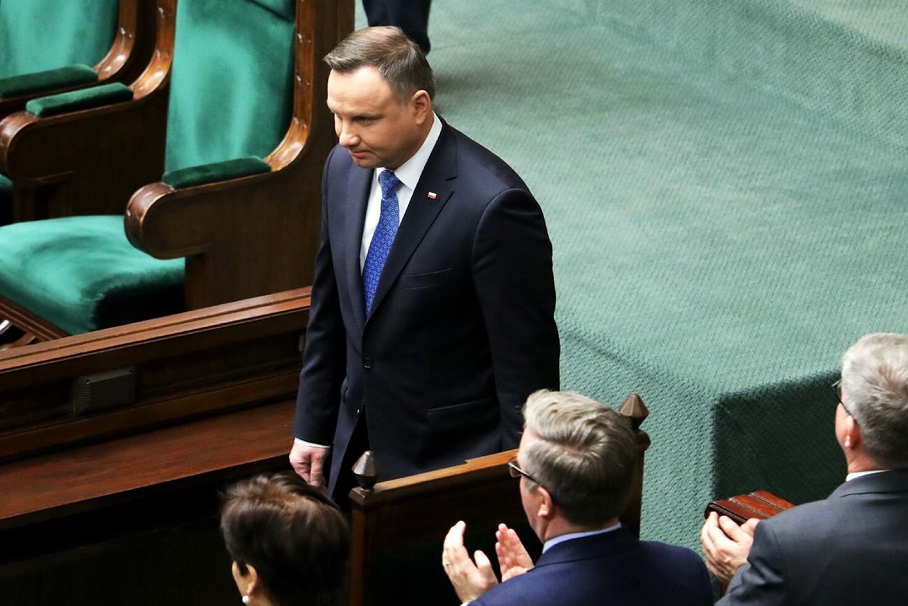 Prezydent Andrzej Duda w Sejmie.