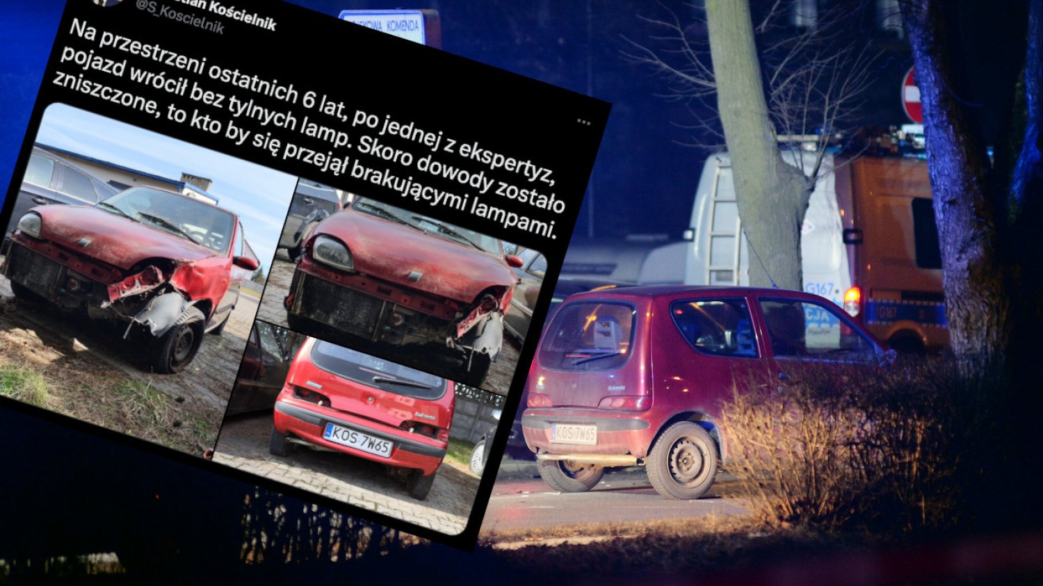 Sebastian Kościelnik mógł już odebrać swojego Fiata Seicento.