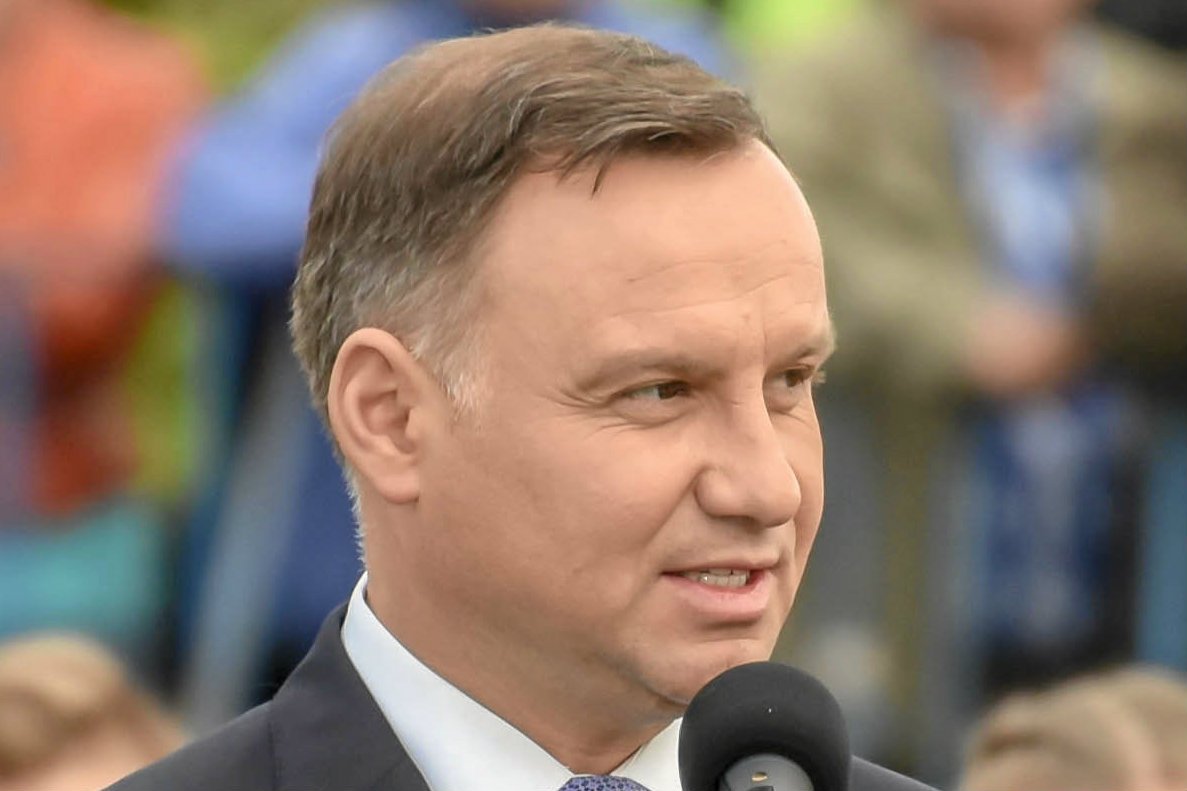 Andrzejowi Dudzie zrobiono nietypowe zdjęcie.