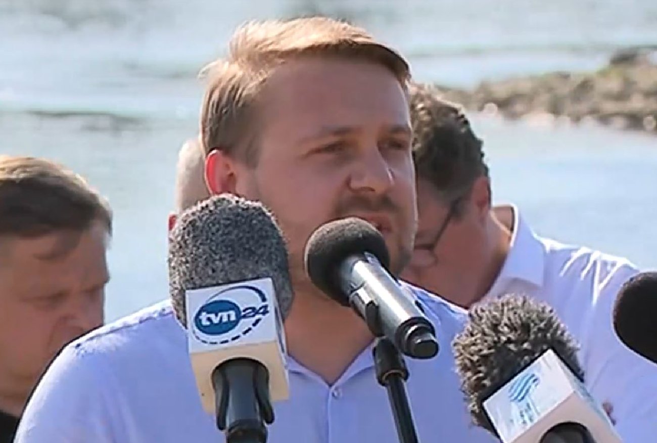 Awantura podczas konferencji rządu nad Odrą. "Ozdoba codziennie łże"