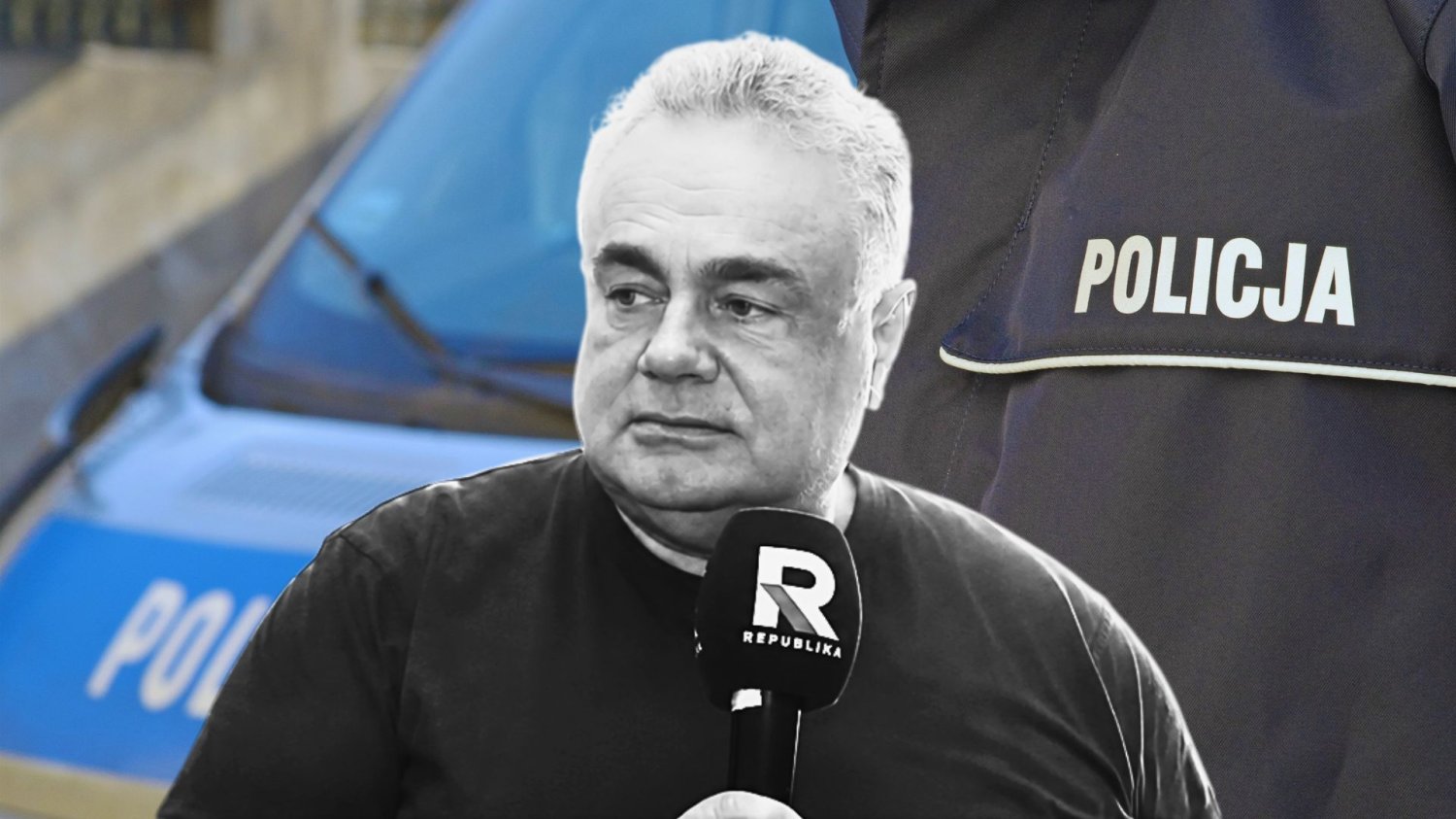 Zdecydowana reakcja policji na fałszywe alarmy u Sakiewicza. Prawo nie jest na to gotowe Tomasz Sakiewicz, w tle policja.