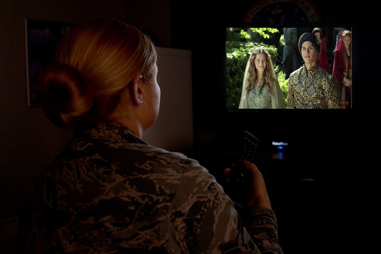 Kadr z tureckiego serialu - "Wspaniałe stulecie".