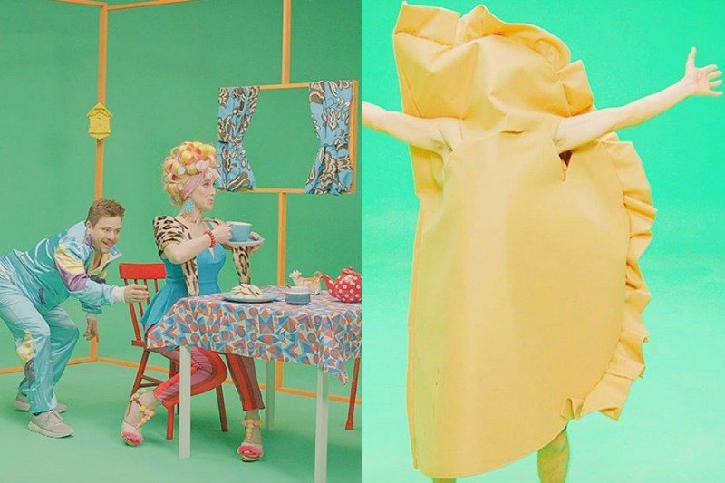 "Eat pierogi" to nie tylko zabawny tekst, ale tez wesoły, barwny teledysk, od którego trudno się oderwać