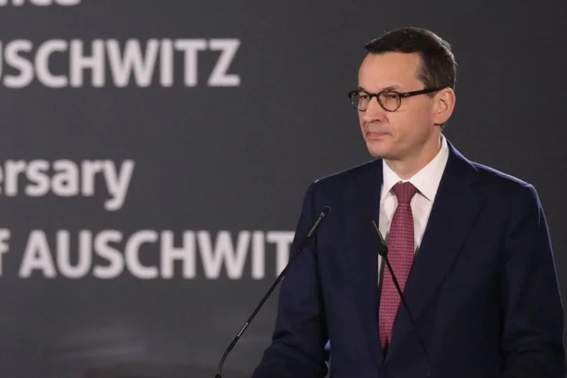 Premier Mateusz Morawiecki w rocznicę wyzwolenia Auschwitz mówił o tym, kto odpowiada za tę zbrodnię.