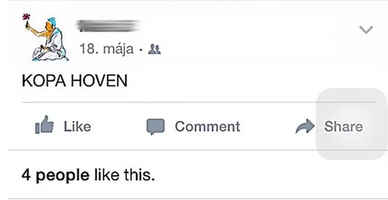 "Kopa Hoven", czyli "kupa gó***" to jeden z wielu takich wpisów Martina