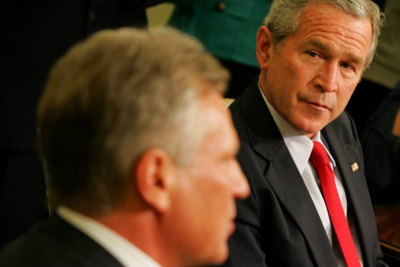 Prezydent Aleksander Kwaśniewski w 2002 roku był z wizytą państwową w USA.