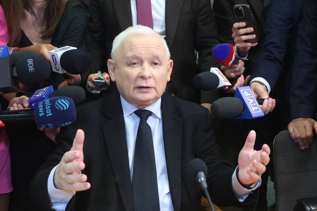 "Nie jestem żadnym ojcem". Kaczyński odpowiada na zaczepkę Tuska.