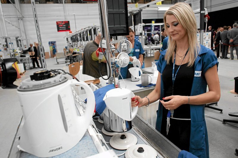 Bosch Siemens przejmuje Zelmera. Na zdjęciu rzeszowska fabryka Zelmera.