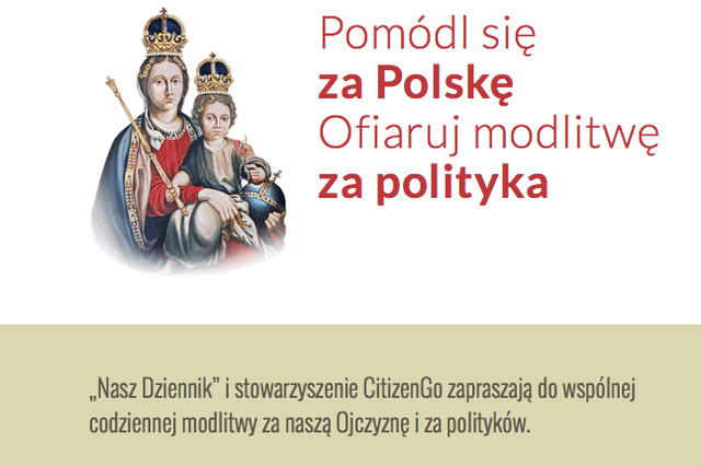 Polskę uratuje tylko modlitwa