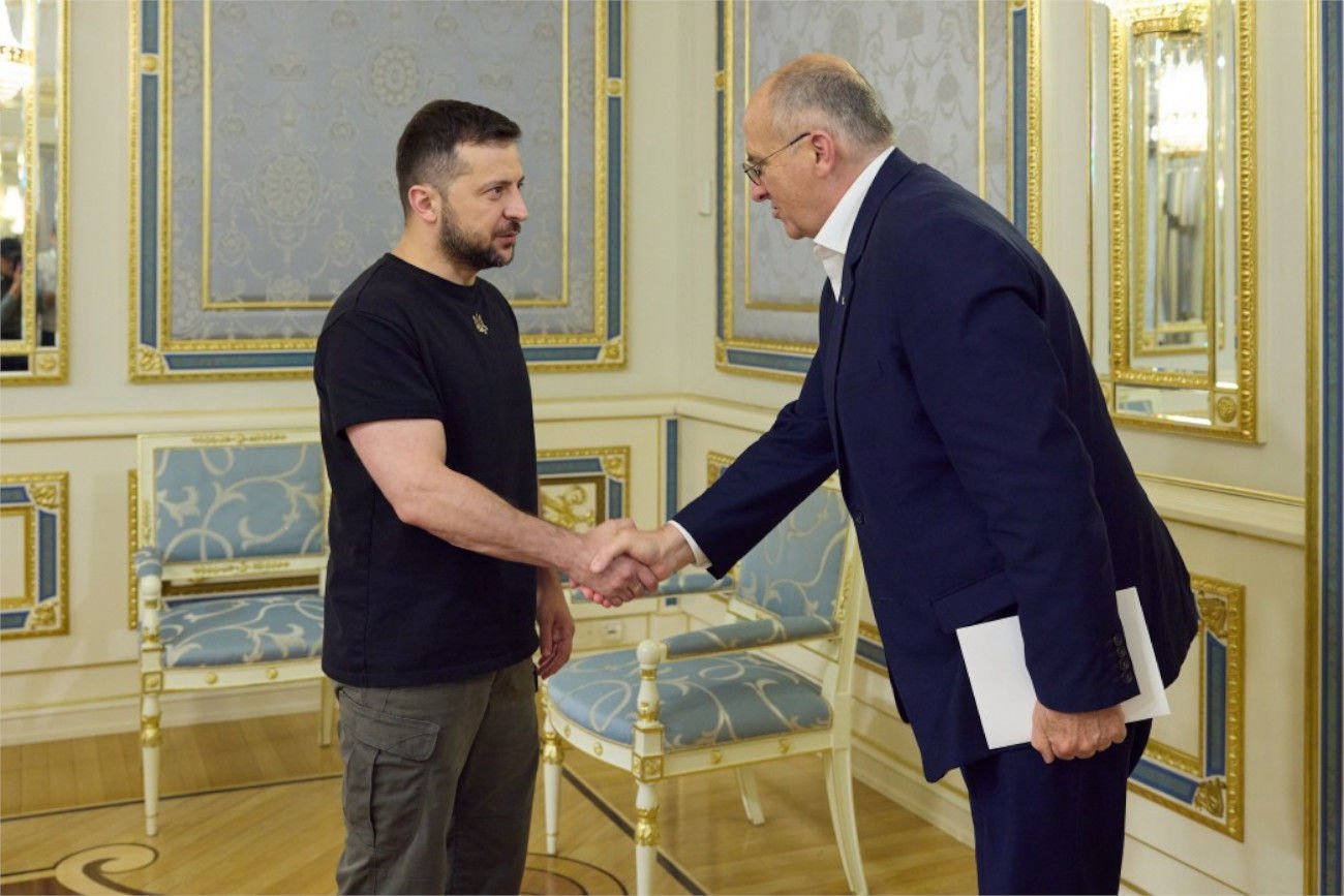 Zbigniew Rau spotkał się w Kijowie z Wołodymyrem Zełenskim.