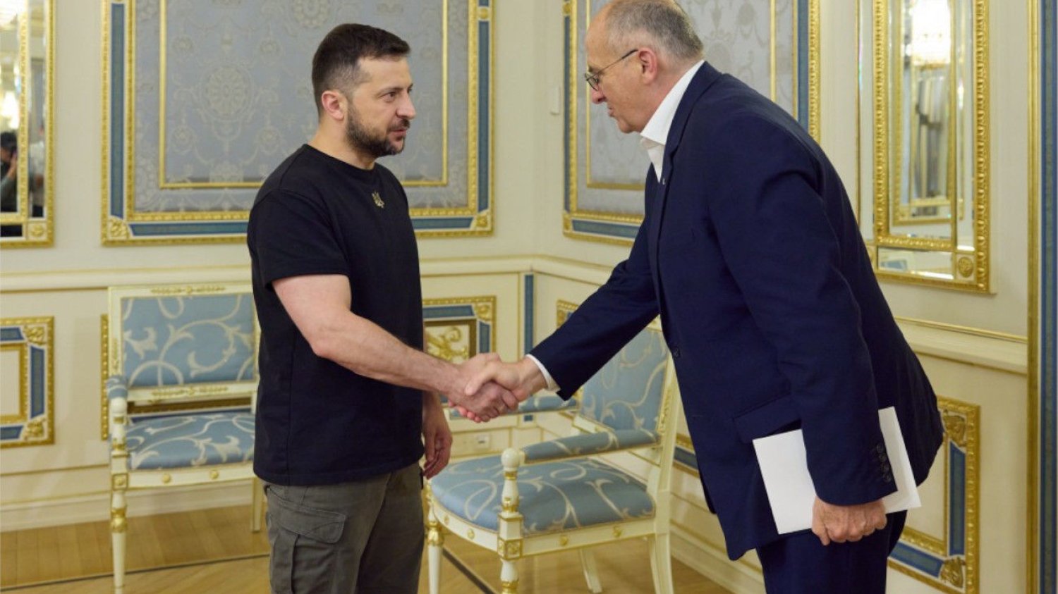 Zbigniew Rau spotkał się w Kijowie z Wołodymyrem Zełenskim.