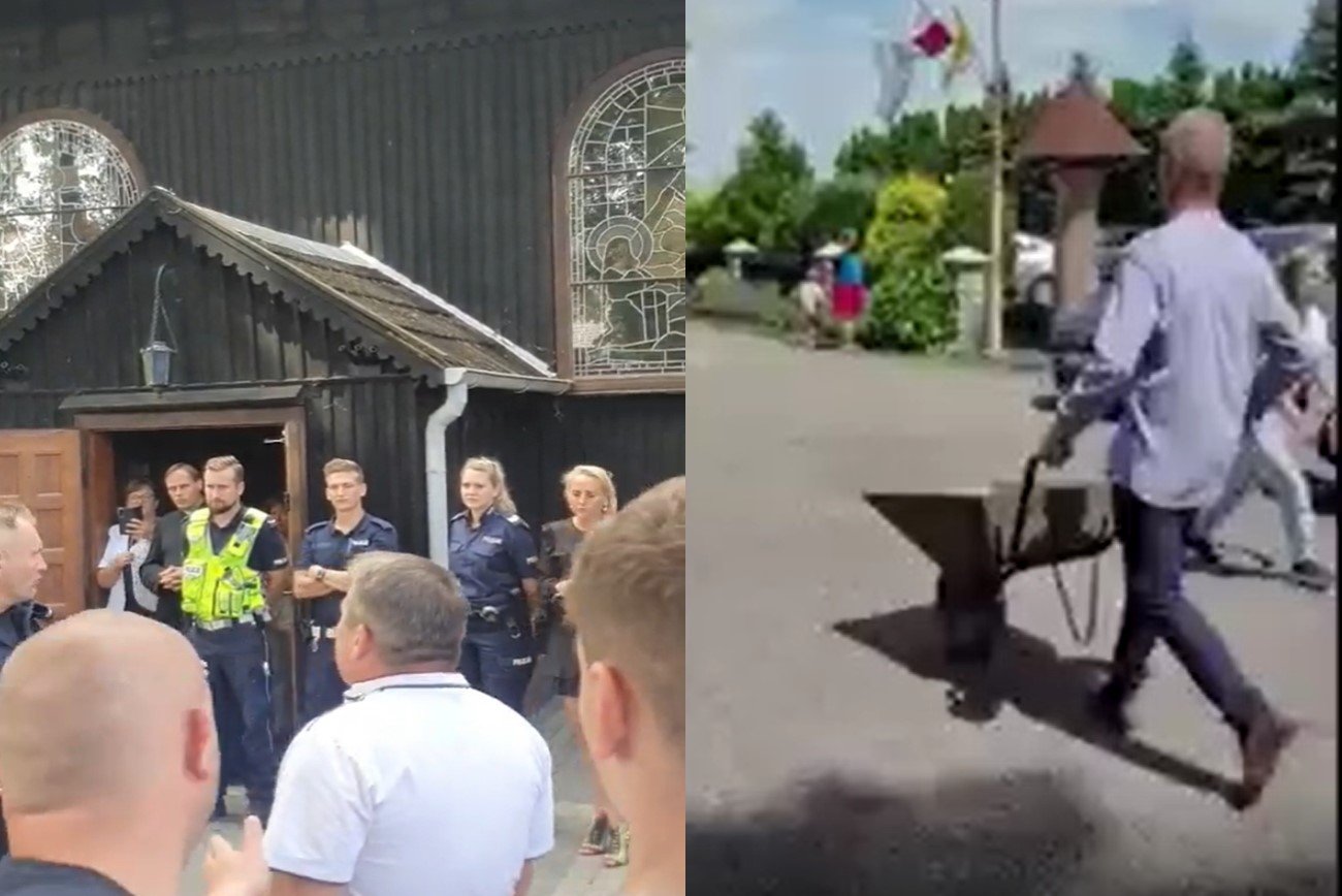 Parafianie chcieli wywieźć księdza na taczkach z powodu jego wypowiedzi podczas pogrzebu 25-latka