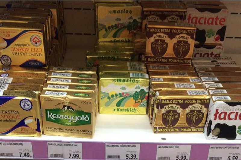 Cena masła drastycznie skoczyła w górę.