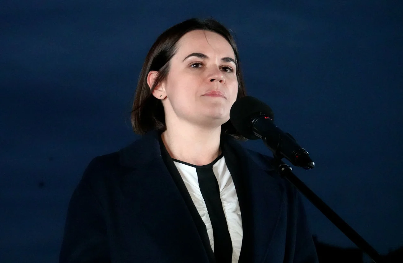 Swiatłana Cichanouska krytykuje postawę białoruskich pograniczników wobec migrantów.