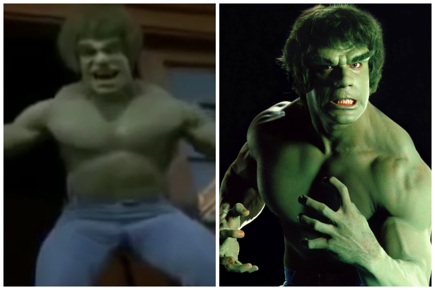 Lou Ferrigno jako Niesamowity Hulk mocno różnił się od tej postaci, jaką fani można było zobaczyć w MCU.