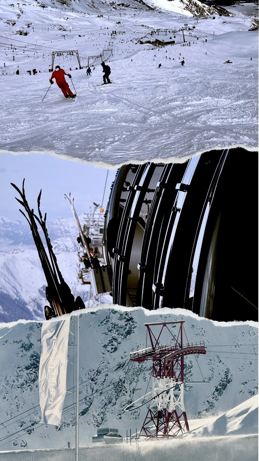 Ośrodek narciarski na Kitzsteinhorn w austriackim Kraju Salzburskim.