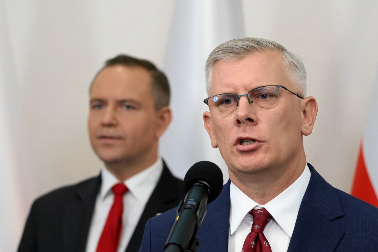 Karol Nawrocki i Sławomir Cenkciewicz