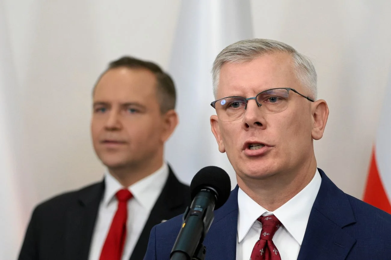 Karol Nawrocki i Sławomir Cenkciewicz