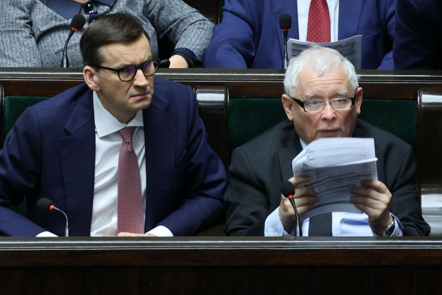 Jarosław Kaczyński uważa, że ludzie Mateusza Morawieckiego wywołują konflikty w PiS.