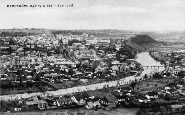 Panorama Czortkowa, zdjęcie wykonane przed rokiem 1939.