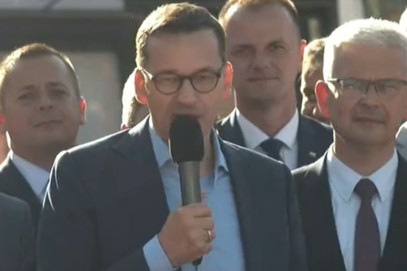 W Świdnicy premier mówił o walce PiS za wolność Polski w latach 80.