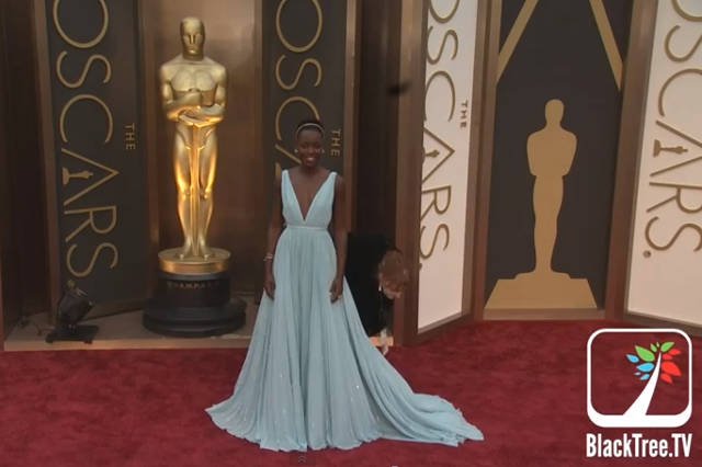 Lupita Nyong'o w zachwycającej sukni od Prady