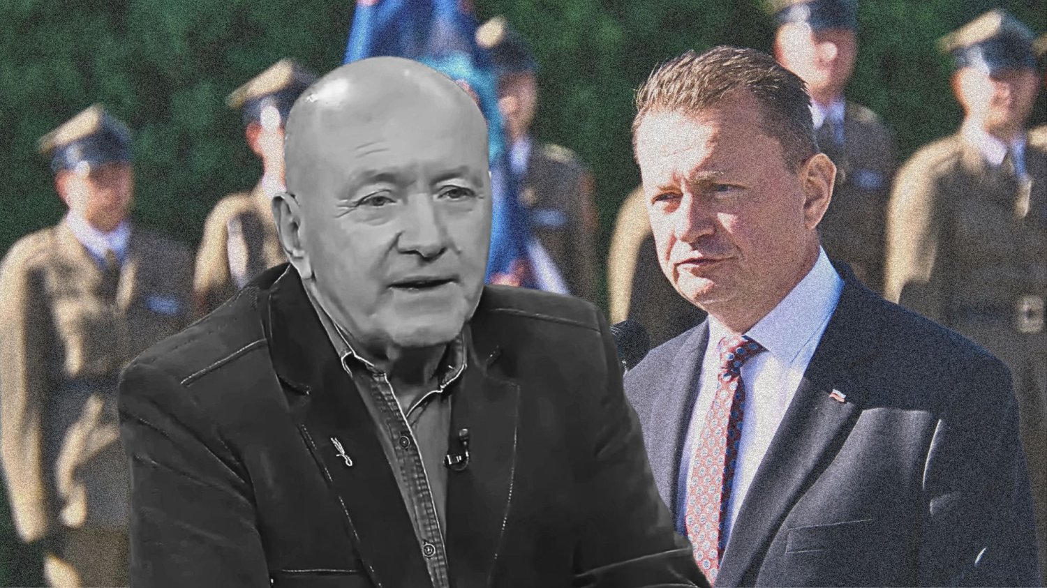 Płk rez. Krzysztof Przepiórka i Mariusz Błaszczak