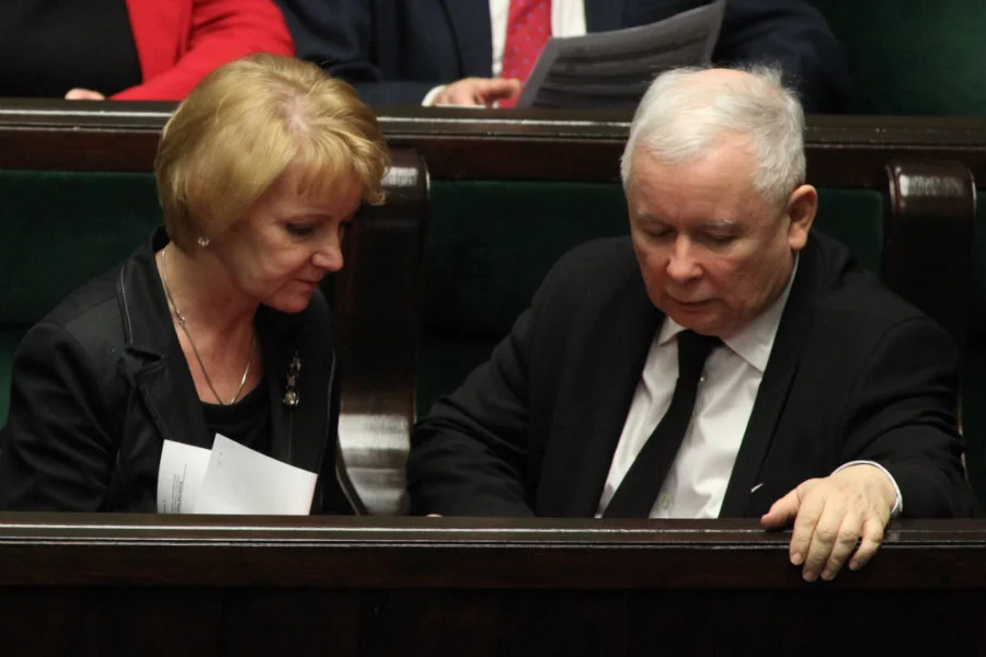 Prezes PiS wygłosił wzruszające przemówienie podczas pogrzebu Jolanty Szczypińskiej.