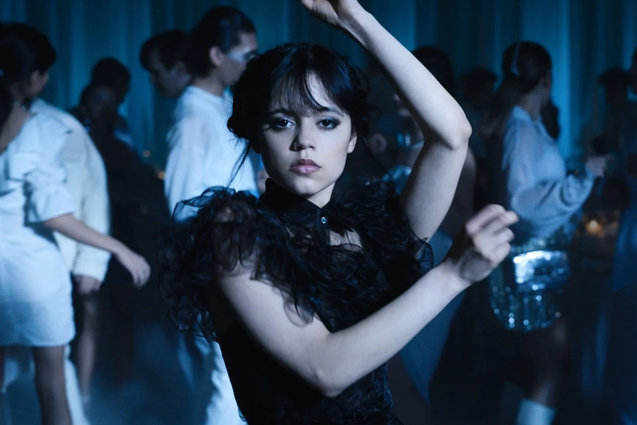 Jenna Ortega w serialu "Wednesday"