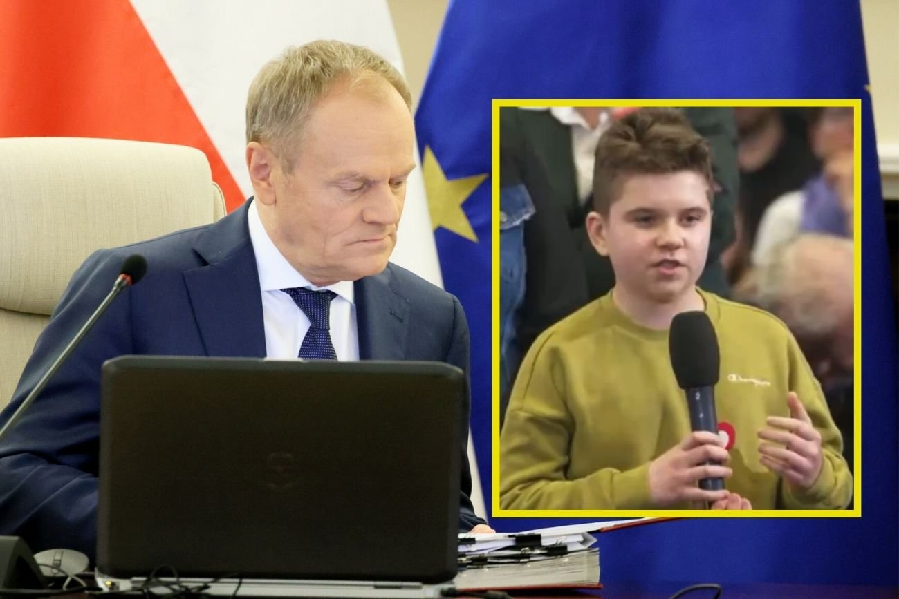 Donald Tusk i 14-letni Alex