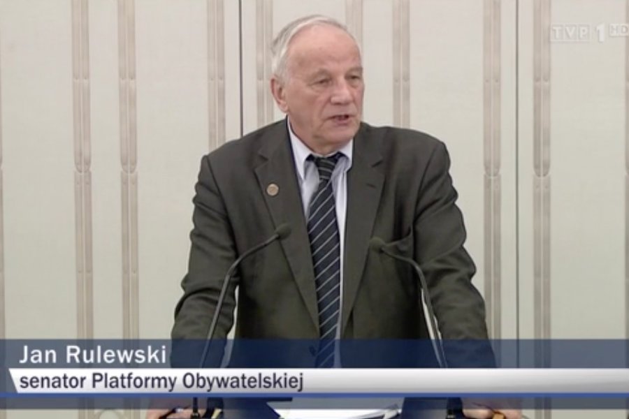 Jan Rulewski z PO poparł ustawę o IPN.