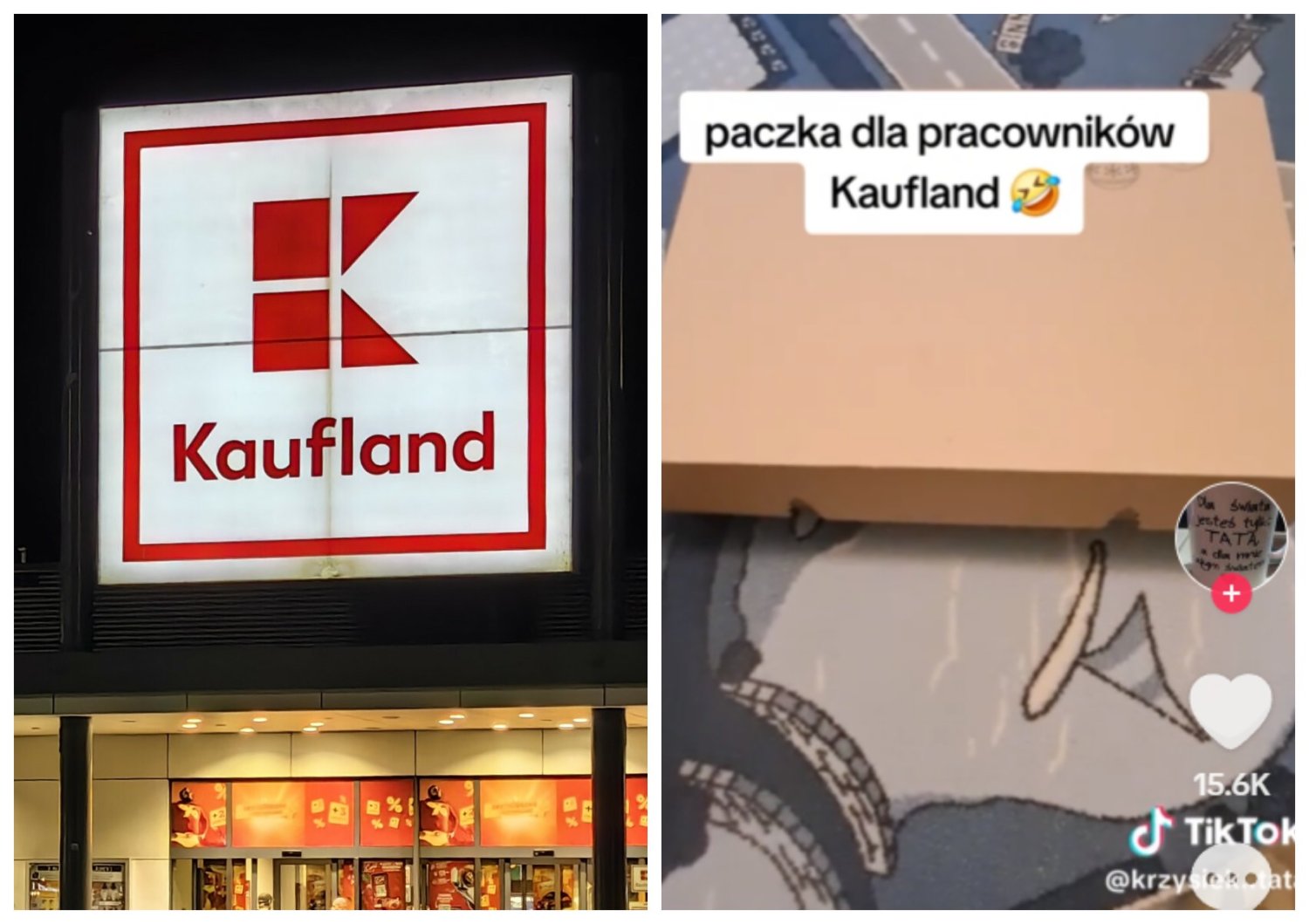 Pracownik pokazał paczkę z Kauflandu. Słabe w porównaniu z Biedronką